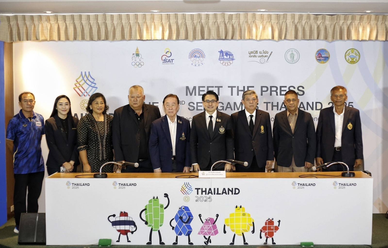 มีตเดอะเพรสซีเกมส์ได้บทสรุป ทัพไทยประกาศเป้าคว้า 241 เหรียญทอง