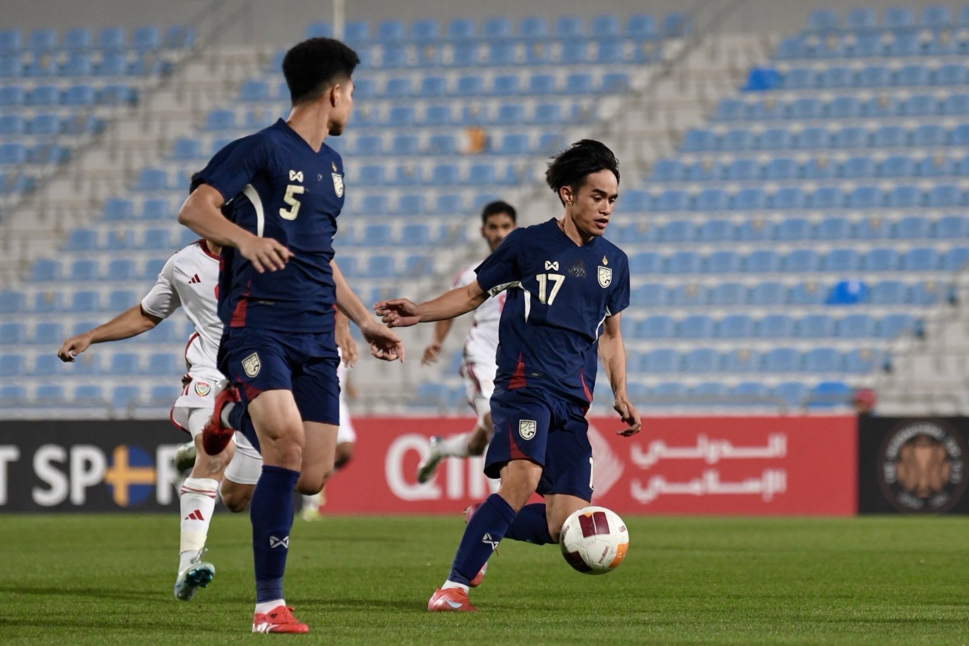 ทีมชาติไทย U23 พ่าย ยูเออี U23 0-1 ศึกโดฮา คัพ เกมแรก
