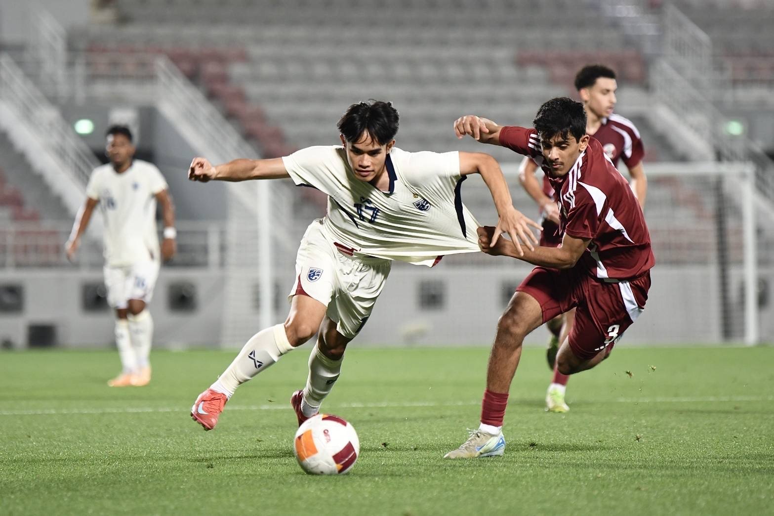ทีมชาติไทย U23 พ่าย กาตาร์ U23 1-2 ศึกโดฮา คัพ นัดที่สอง