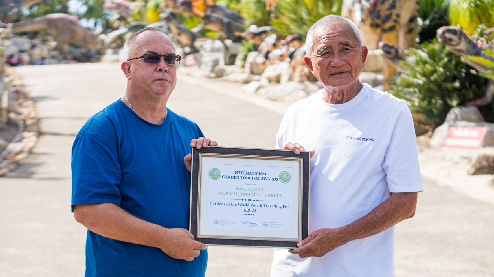 สวนนงนุชพัทยา สร้างชื่อได้รับรางวัลจากงาน International Garden Tourism Awards ประจำปี 2023  “