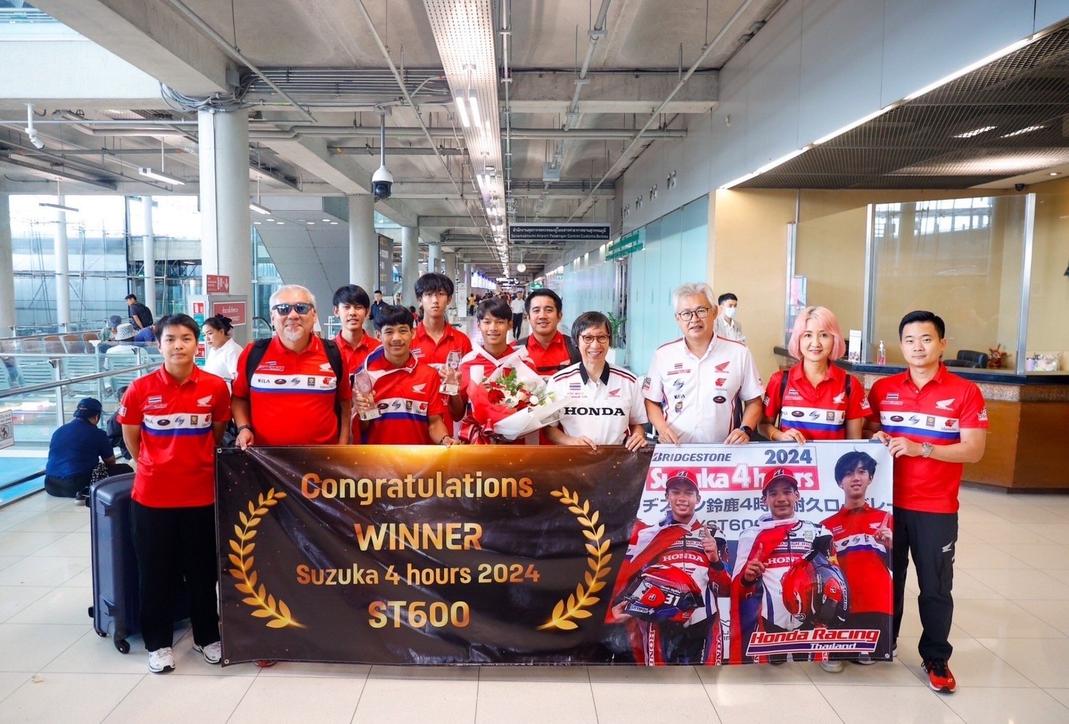 ต้อนรับฮีโร่! ทัพนักบิดดาวรุ่ง ไทยฮอนด้า" คว้าแชมป์สุดทรหด Suzuka 4 Hours Endurance 2024 ประเทศญี่ปุ่น