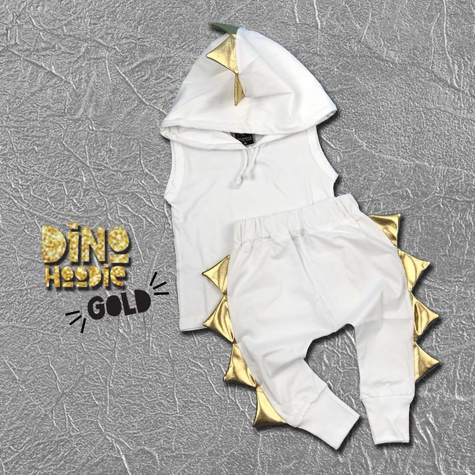 มาใหม่ค่า~ Dino hoodie (Gold) 