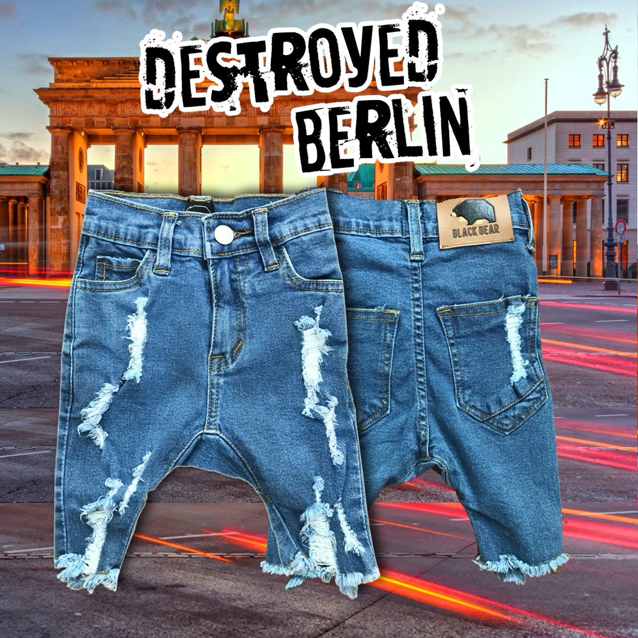 ิDestroyed BERLIN slim short 