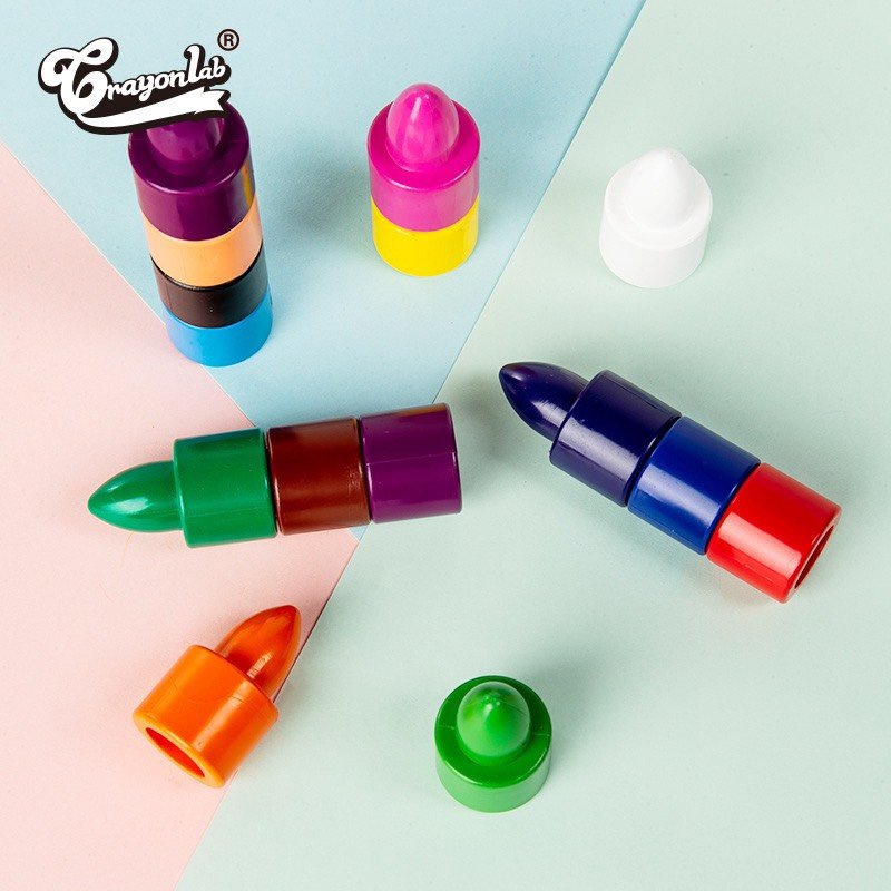 สีเทียนสวมนิ้ว 15 สี สีเทียนสวมนิ้ว 15 สี
