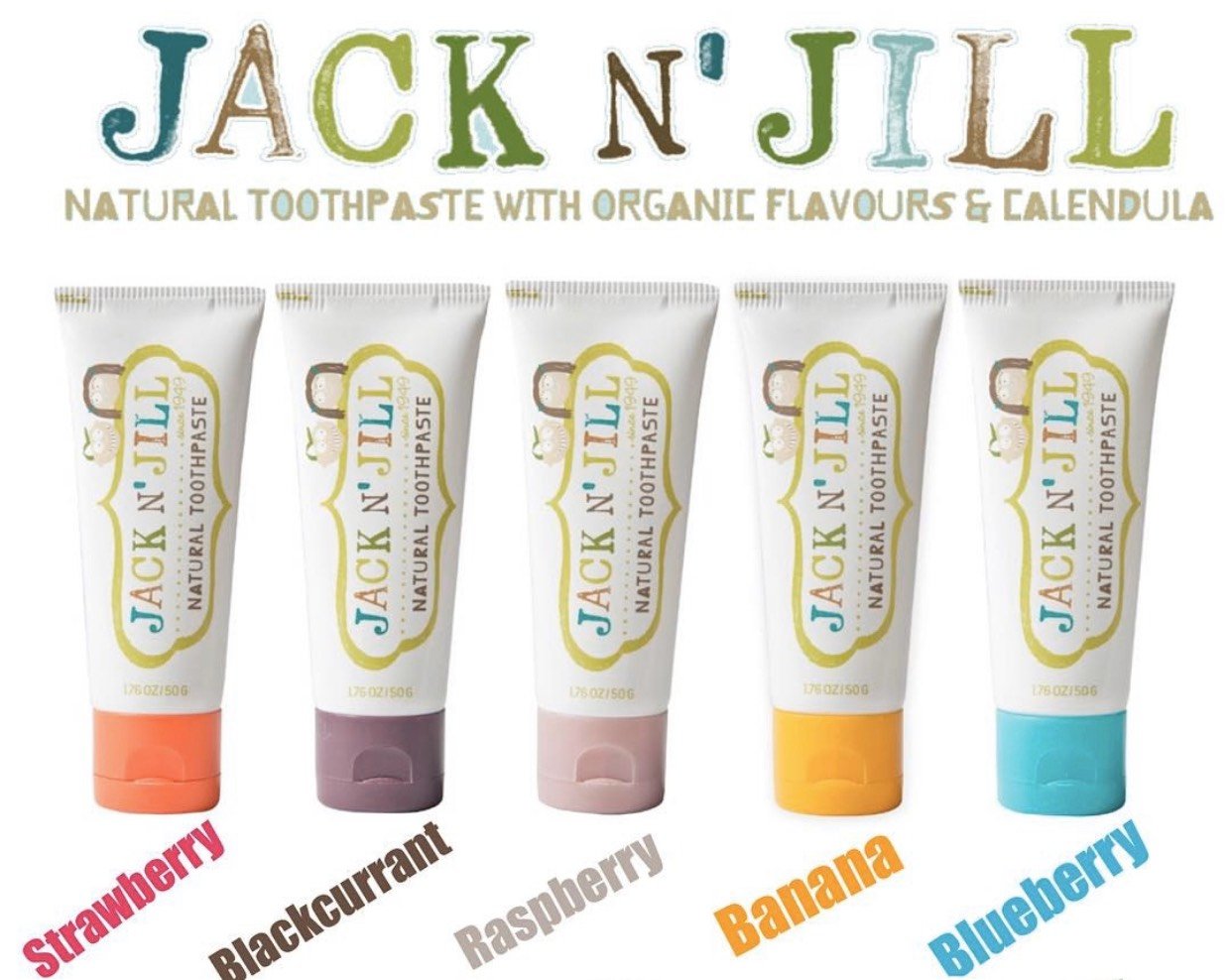 Jack N' Jill ยาสีฟันสำหรับเด็ก Jack N' Jill ยาสีฟันสำหรับเด็ก