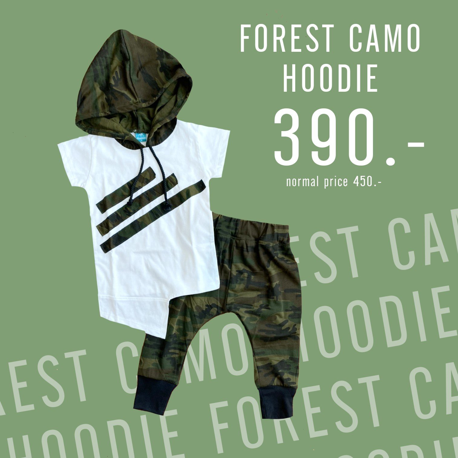 Forest camo hoodie set Forest camo hoodie set