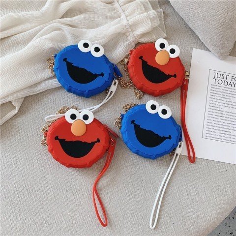 กระเป๋าใส่เหรียญ elmo กระเป๋าใส่เหรียญ elmo