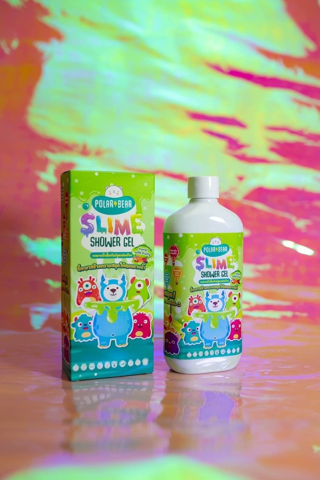 Polarbear slime shower gel เจลอาบน้ำเนื้อสไลม์