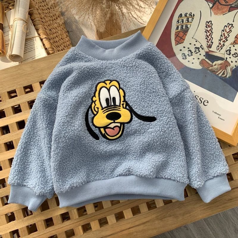 Disney lamp fur sweater เสื้อแขนยาวขนแกะ (STREET52)