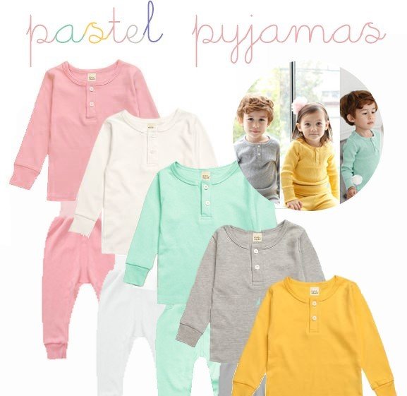 ชุดนอนเด็ก Pastel Pyjamas (PAJAMAS16)