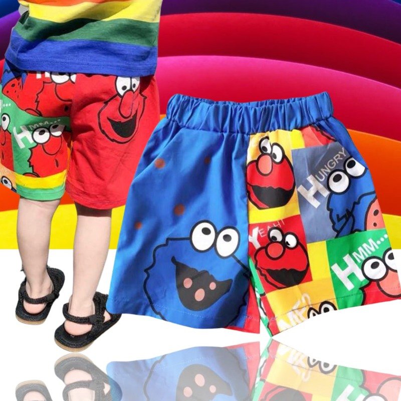 ขาสั้น rainbow elmo (STREET73)