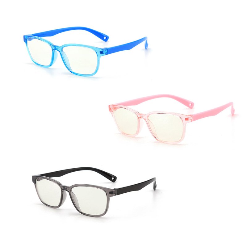 แว่นกันแสงสีฟ้าเด็ก Blueblock หน้าจอคอม iphone ipad มือถือ (3-7 ขวบ) แถมกล่อง(Random)(SUN60)