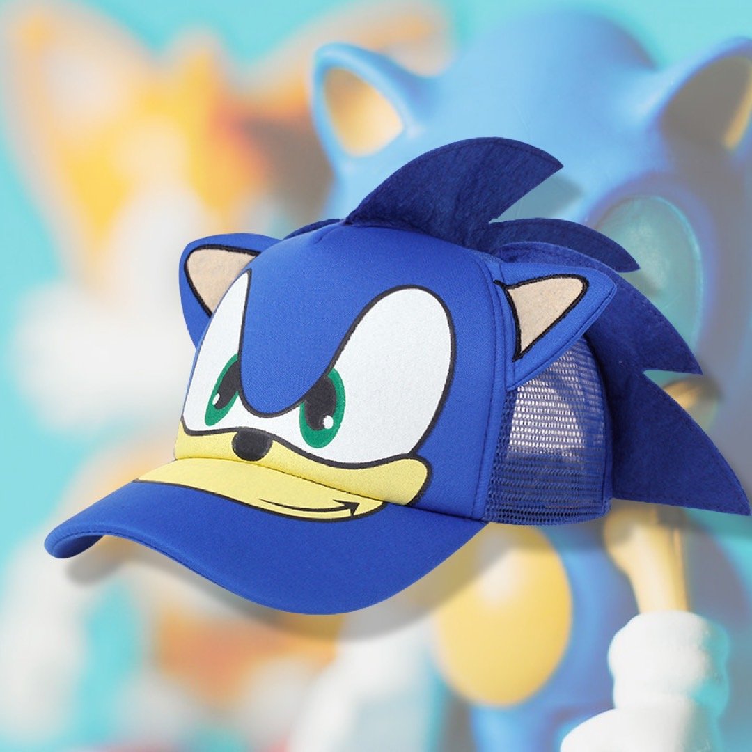 หมวก sonic ทรง baseball  หมวก sonic ทรง baseball