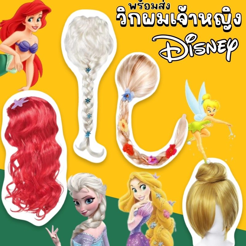 Princess Wigs วิกผมเด็กเจ้าหญิงดิสนีย์สุดสวย