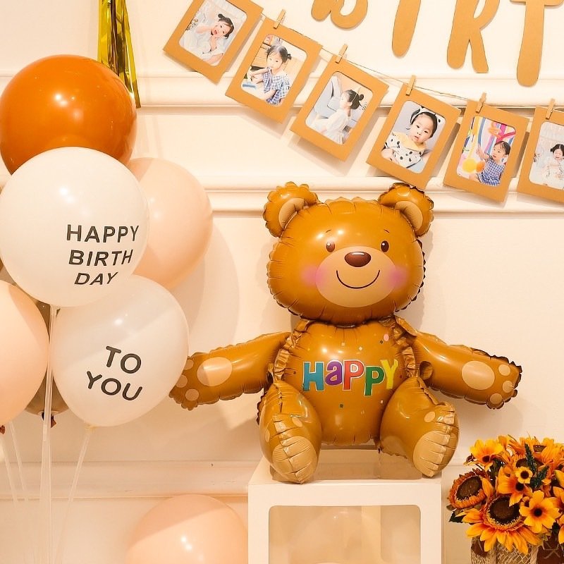 Happy Bear balloonลูกโป่งรูปหมี