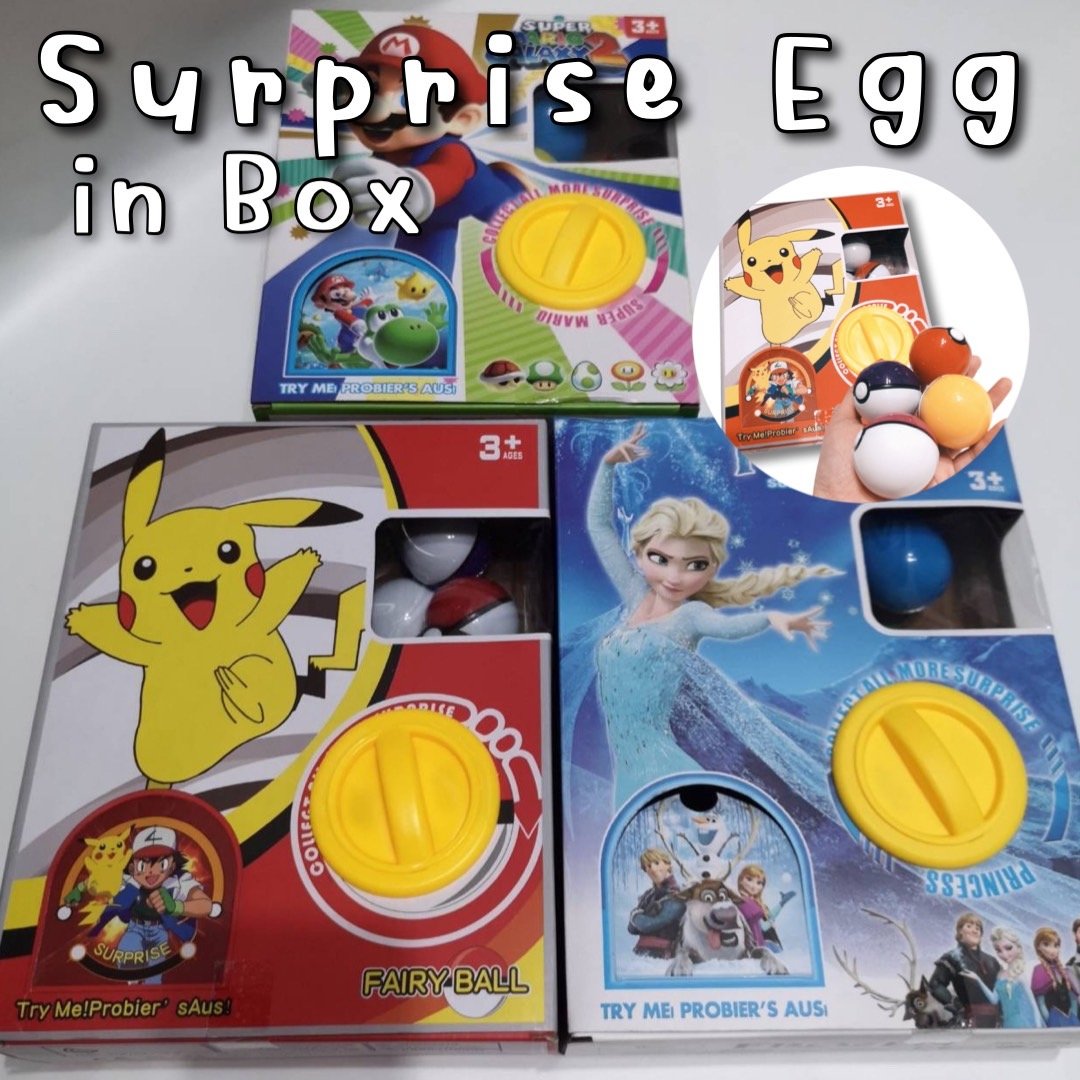 Surprise eggs in the box