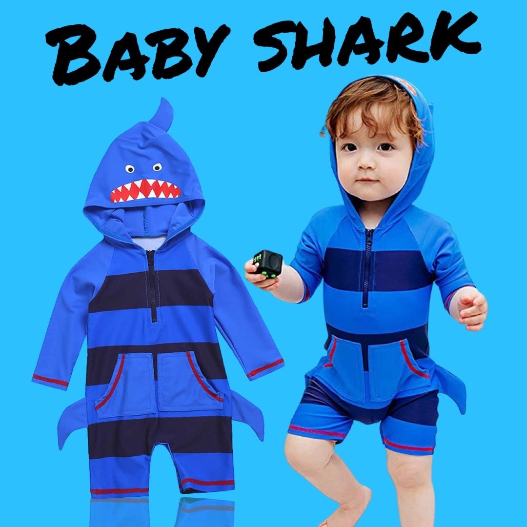 ชุดว่ายน้ำ Baby shark ชุดว่ายน้ำ Baby shark
