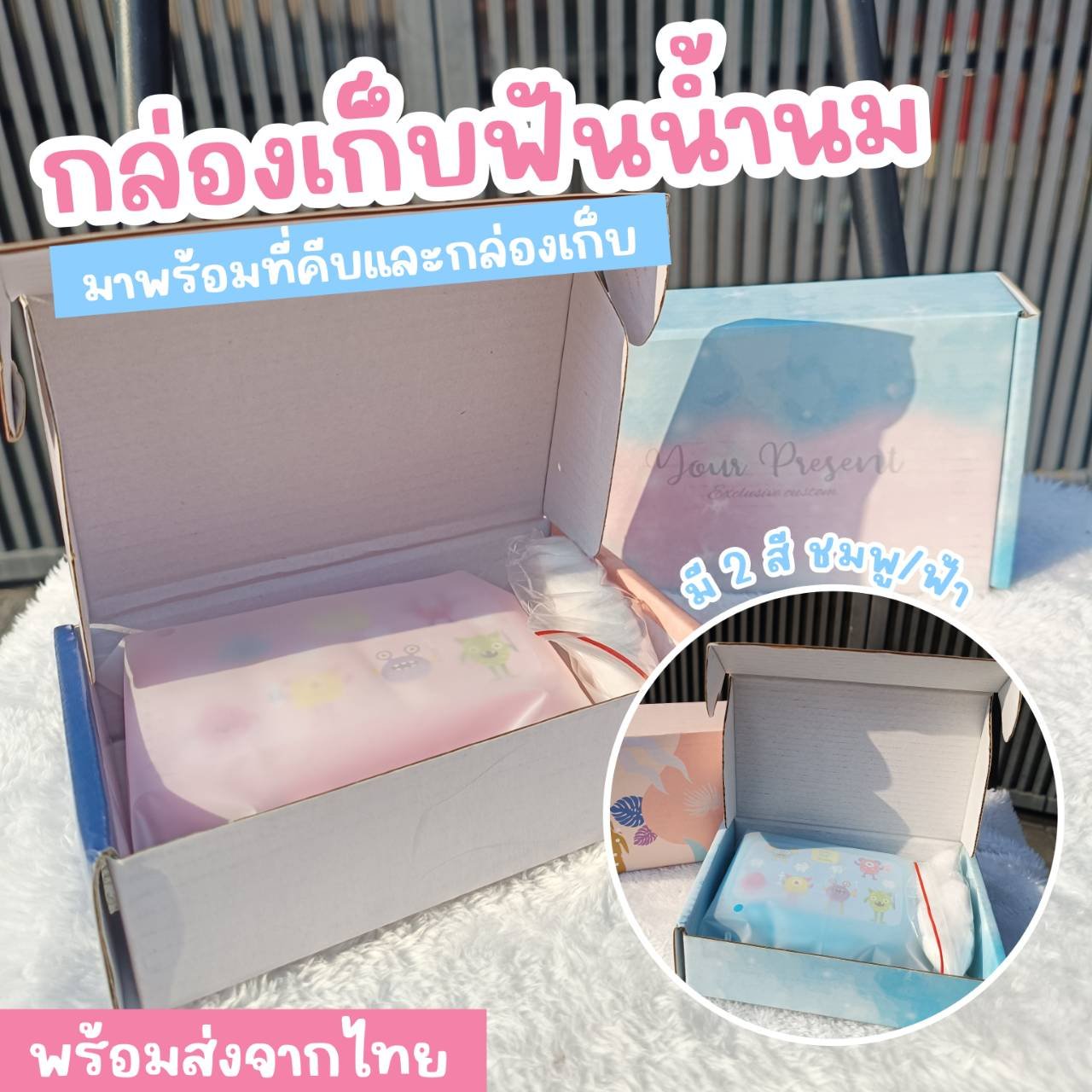 กล่องเก็บฟันน้ำนม Baby tooth buddy