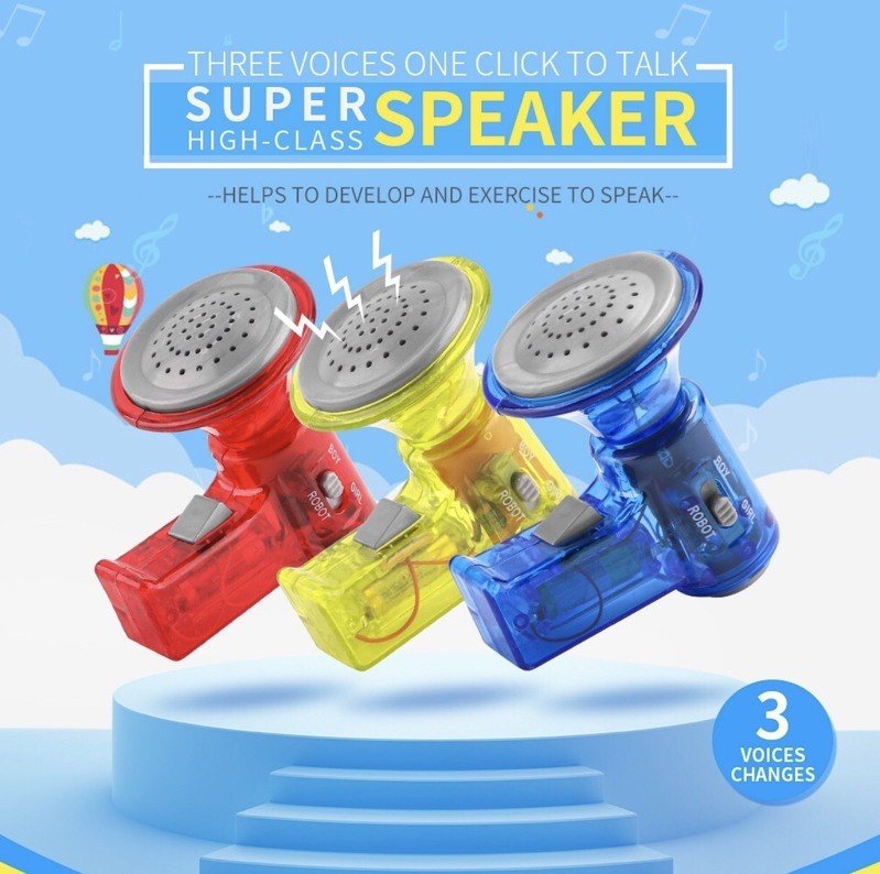 Super Speaker ลำโพงเปลี่ยนเสียง 