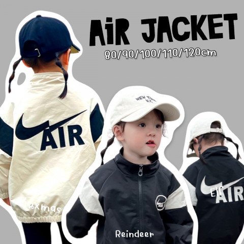 เสื้อแจ็คเก็ต AIR JACKET ด้านนอกเป็นผ้าแบบผ้าร่ม