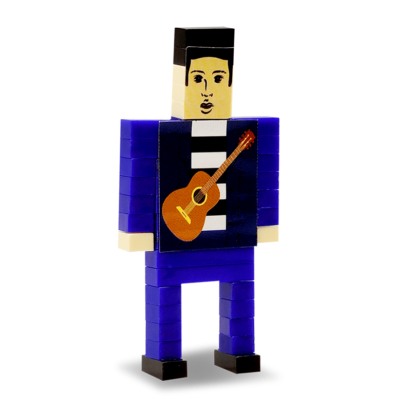 Elvis Presley Brick Toy