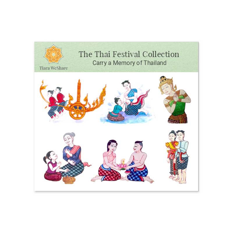 Thai Sticker Sticker Thai Festival Sticker | Muse Shop by Museum Siam