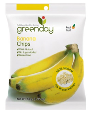 Banana Chips 50 GR. ขนมกล้วยตากแห้ง