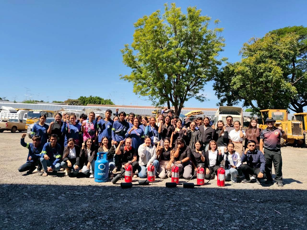 อบรมดับเพลิงขั้นต้น และซ้อมอพยพหนีไฟ ประจำปี 2568