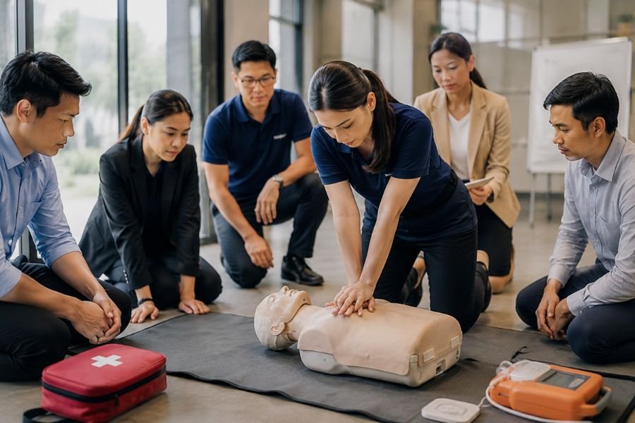 หลักสูตร First Aid & CPR ยุค 2026: ทำไมทุกแผนกต้องมีผู้ผ่านการ อบรมเซฟตี้ ด้านการปฐมพยาบาล
