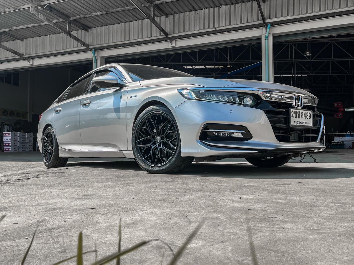 Honda Accord ล้อแท้ Lenso ยางรุ่นท็อป Yokohama V552 นุ่มเงียบสุดตาราง