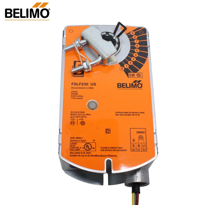 Belimo Fire and Smoke Spring Return Actuator FSLF230 US