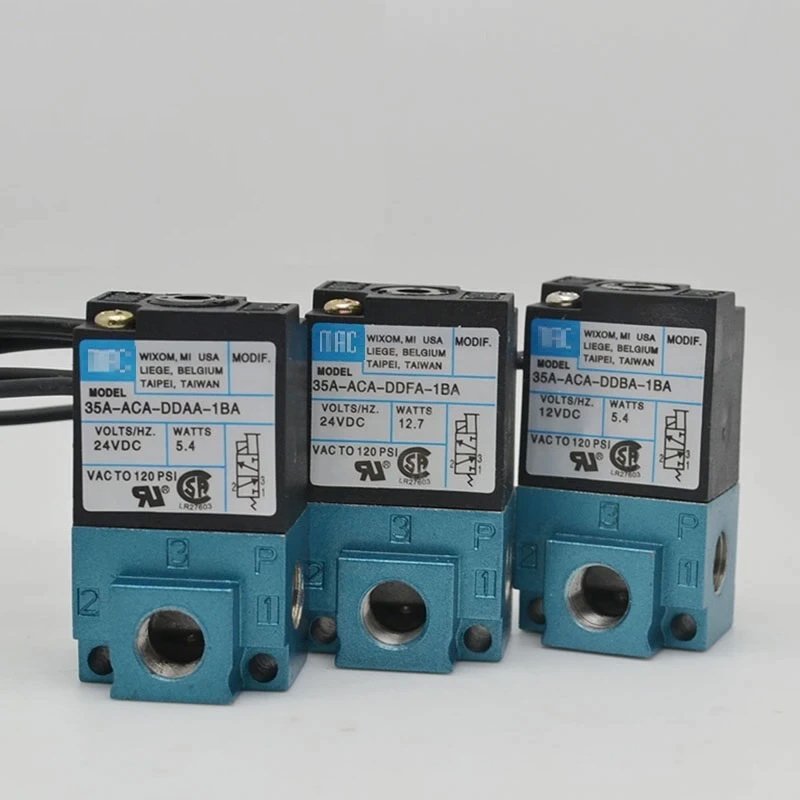 MAC Solenoid valve 3 way 35A Series หนึ่งในรุ่นยอดนิยมของซีรีส์นี้คือ MAC 35A-ACA-DDAA-1BA ซึ่งได้รับความนิยมในกลุ่มโรงงานอุตสาหกรรมที่ต้องการวาล์ว 3 ทางที่มีความเสถียรและอายุการใช้งานยาวนาน