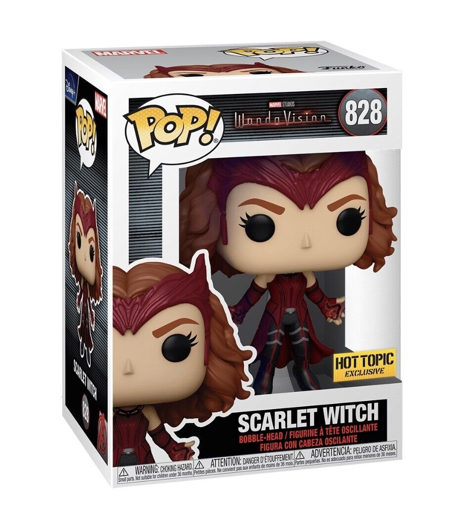 Funko Pop! Marvel Studios Wanda Vision Scarlet Witch Hot Topic Exclusive