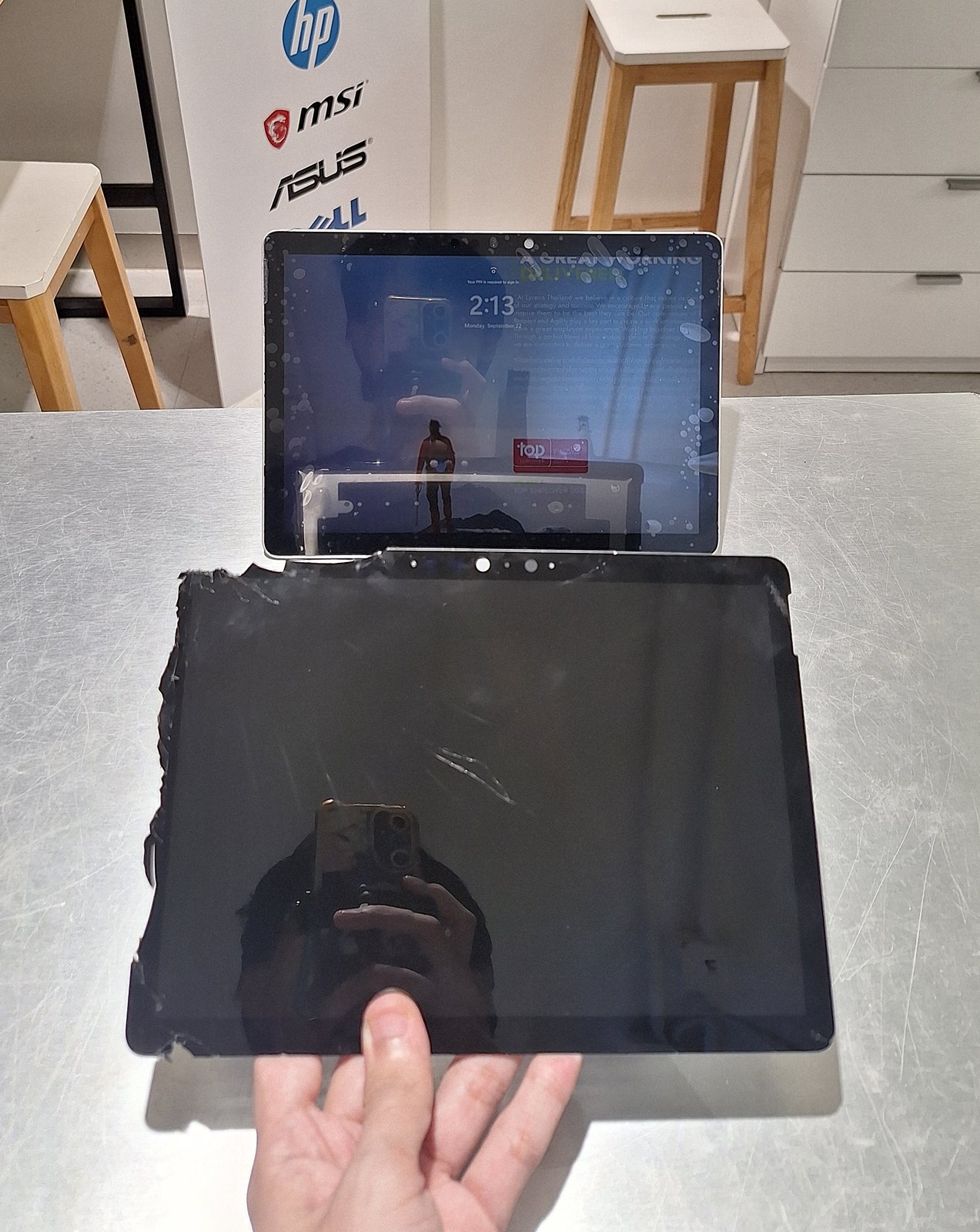 Surface Pro 7 จอแตกบ๊อยบ่อย