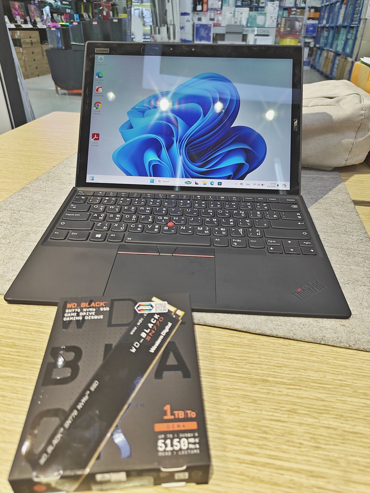 เพิ่ม SSD ใน ThinkPad X1 Tablet Gen 3 
