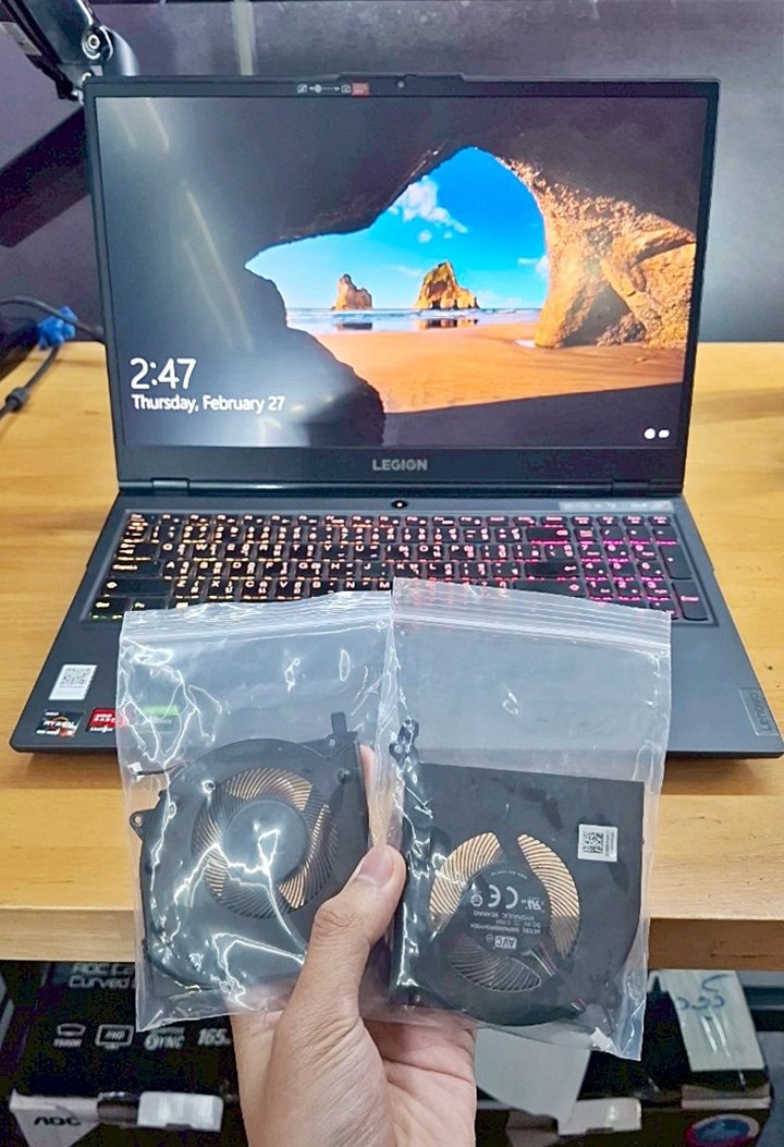 Lenovo Legion พัดลมมีเสียงดัง