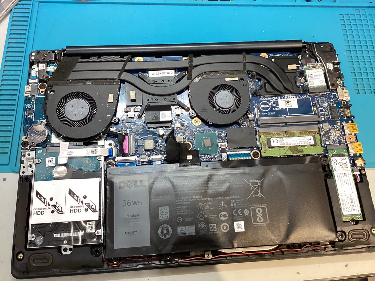 Dell G3 แบตเตอรี่บวม