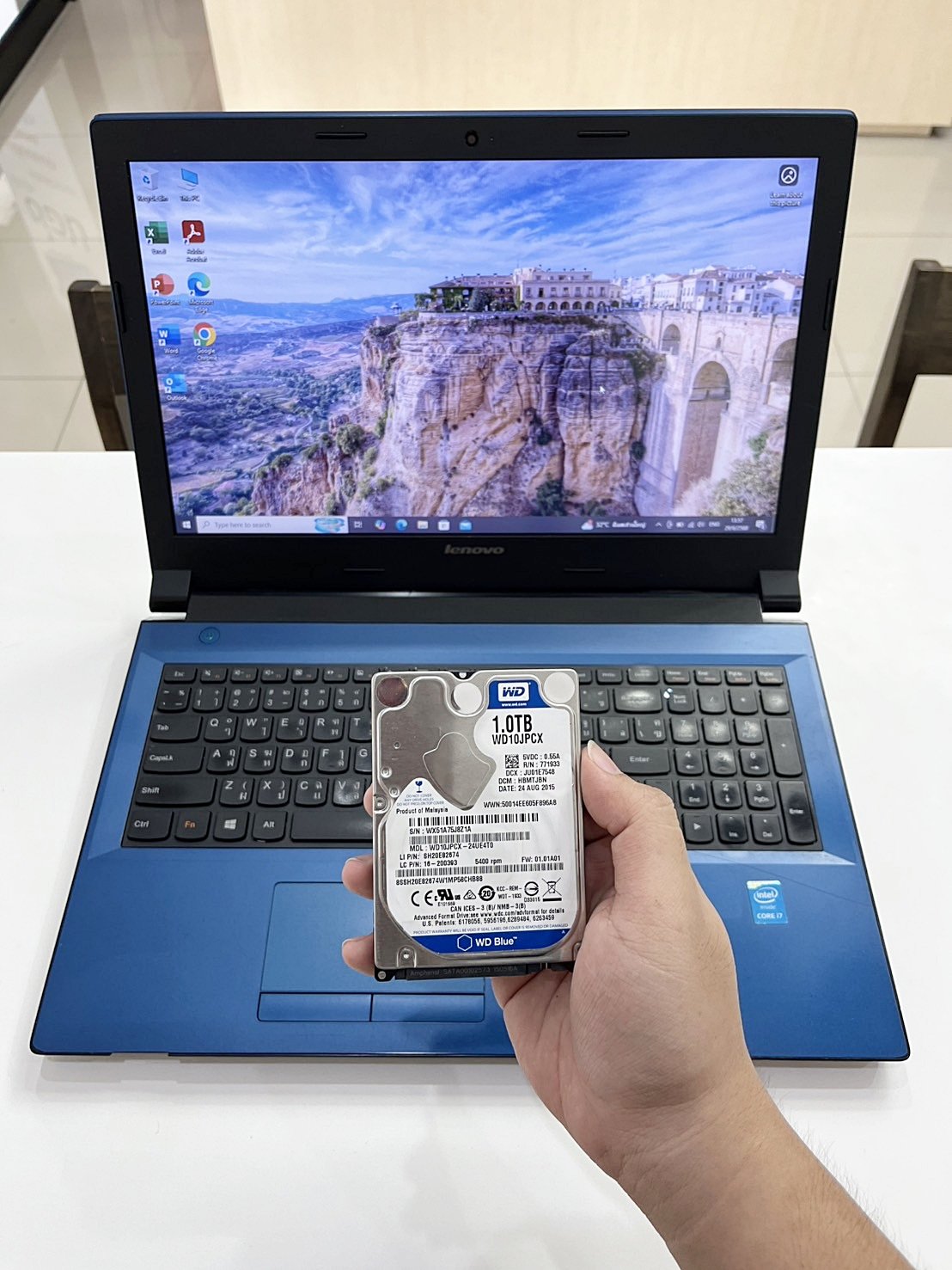 Lenovo Ideapad 305-15IBD เครื่องช้า เปลี่ยน SSD แล้วเร็วขึ้นทันตา