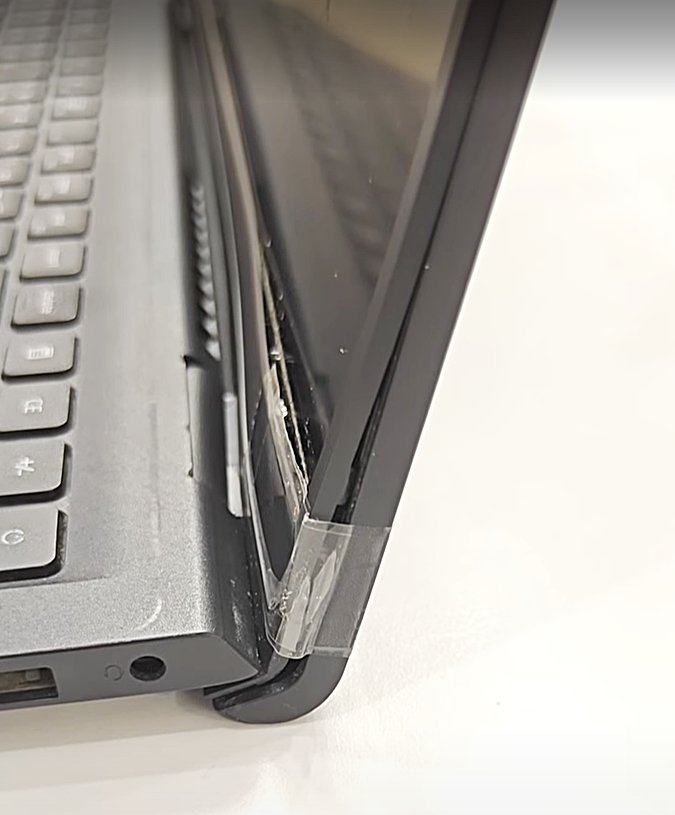 Dell Inspiron 3515 บานพับหลุด บอดี้อ้า 