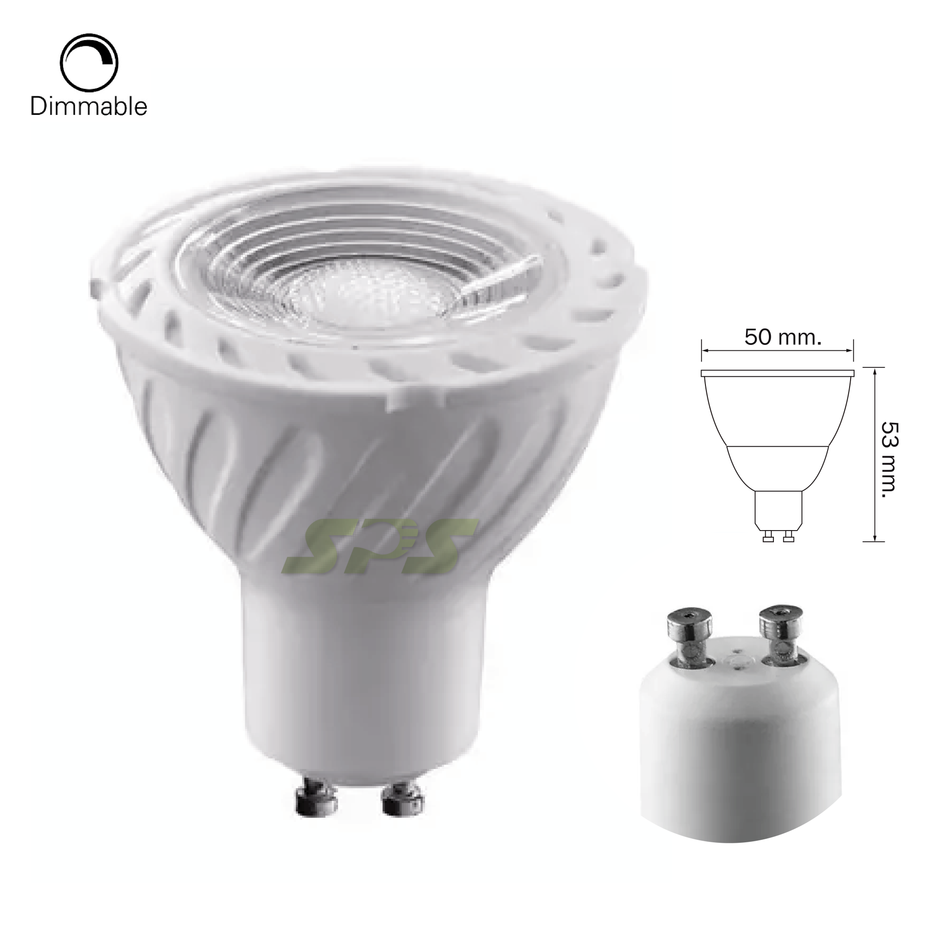 Led Gu10 Renesola LED GU10 7W 220V DIMABLE