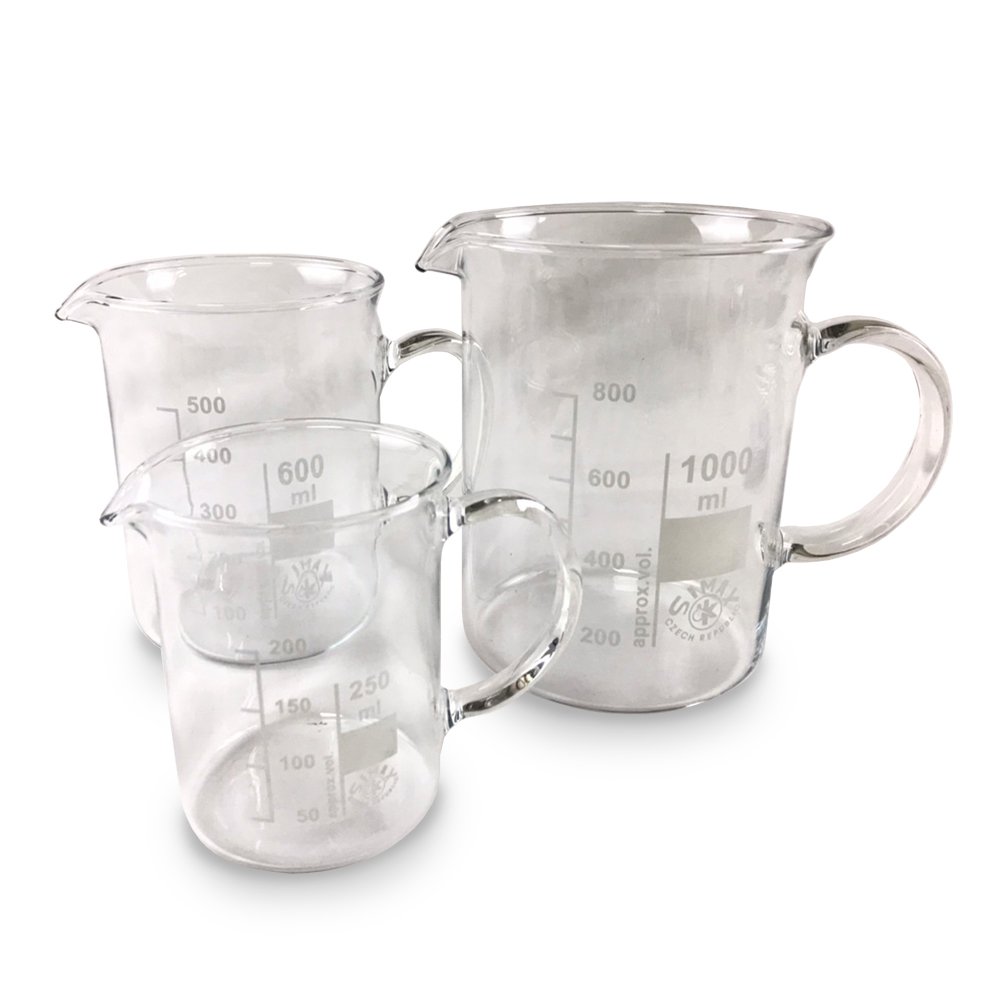 Beaker low form with handle, Simax