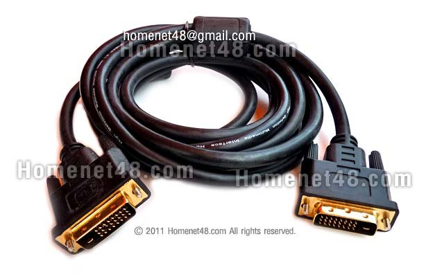 DVI-D cable (24+1), computer monitor cable (M-M) 3 meters
