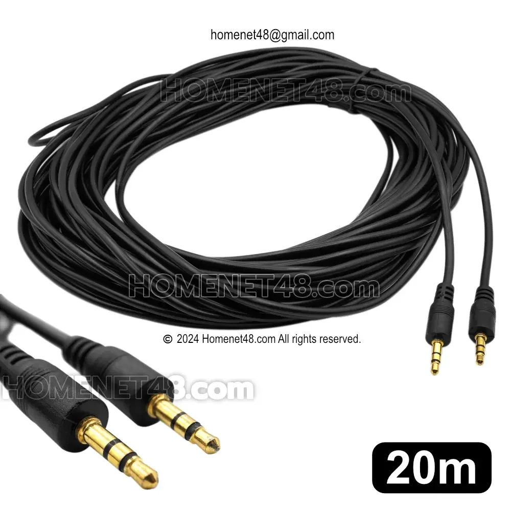 3.5mm Jack Cables / Audio Jack Cables from 1m to 20m Length