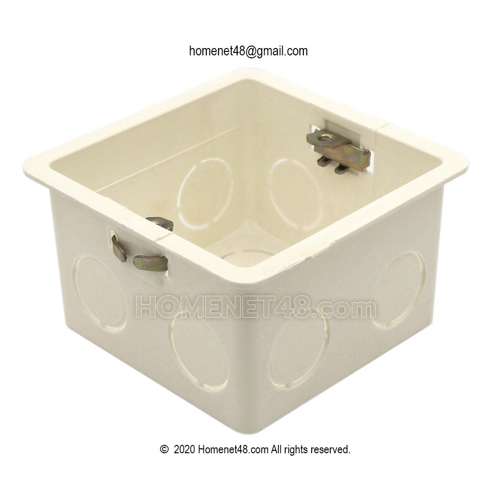 บล็อคฝังพลาสติก (Wall box) แบบบาง ราคาถูก