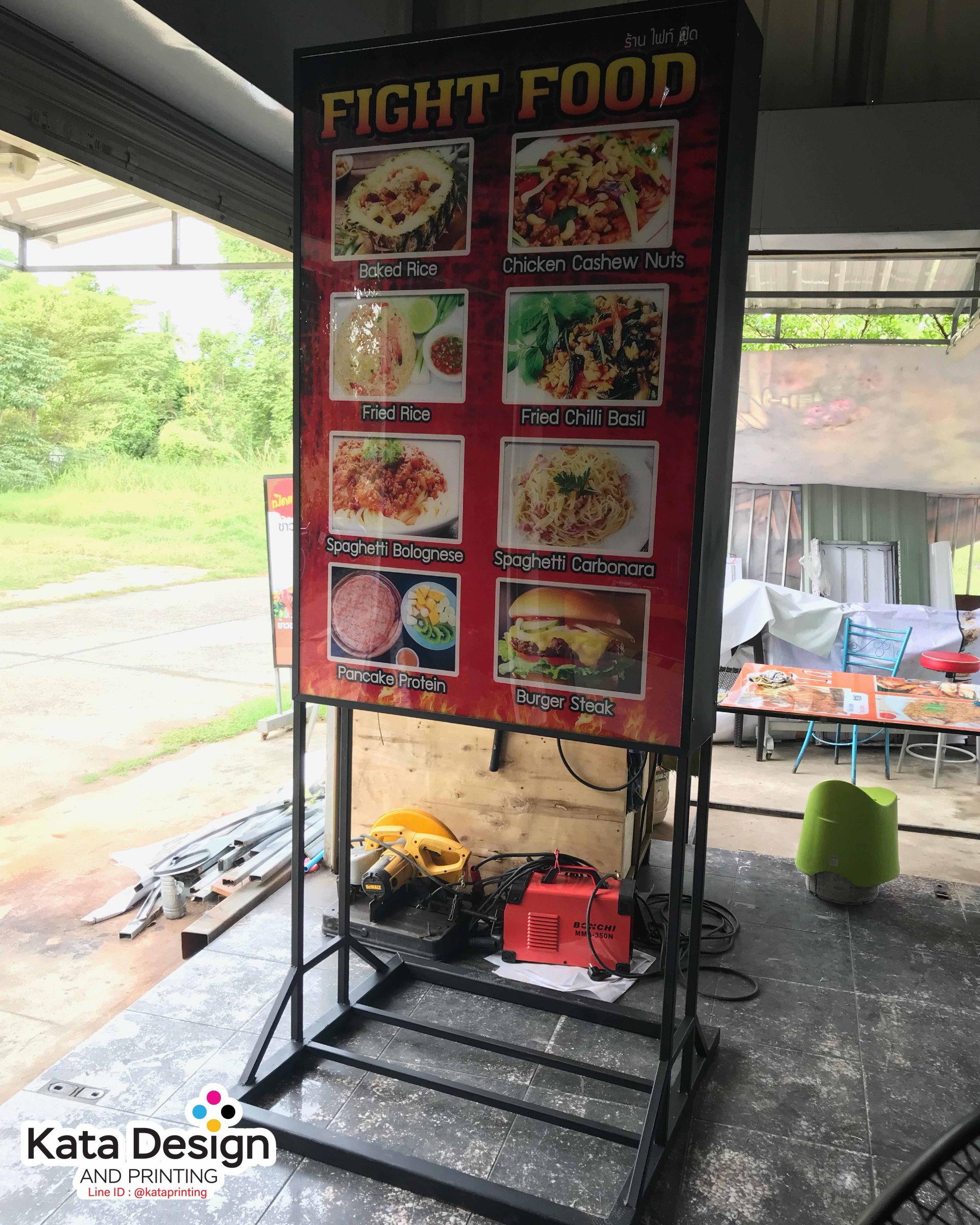 Standing Light Box Sign