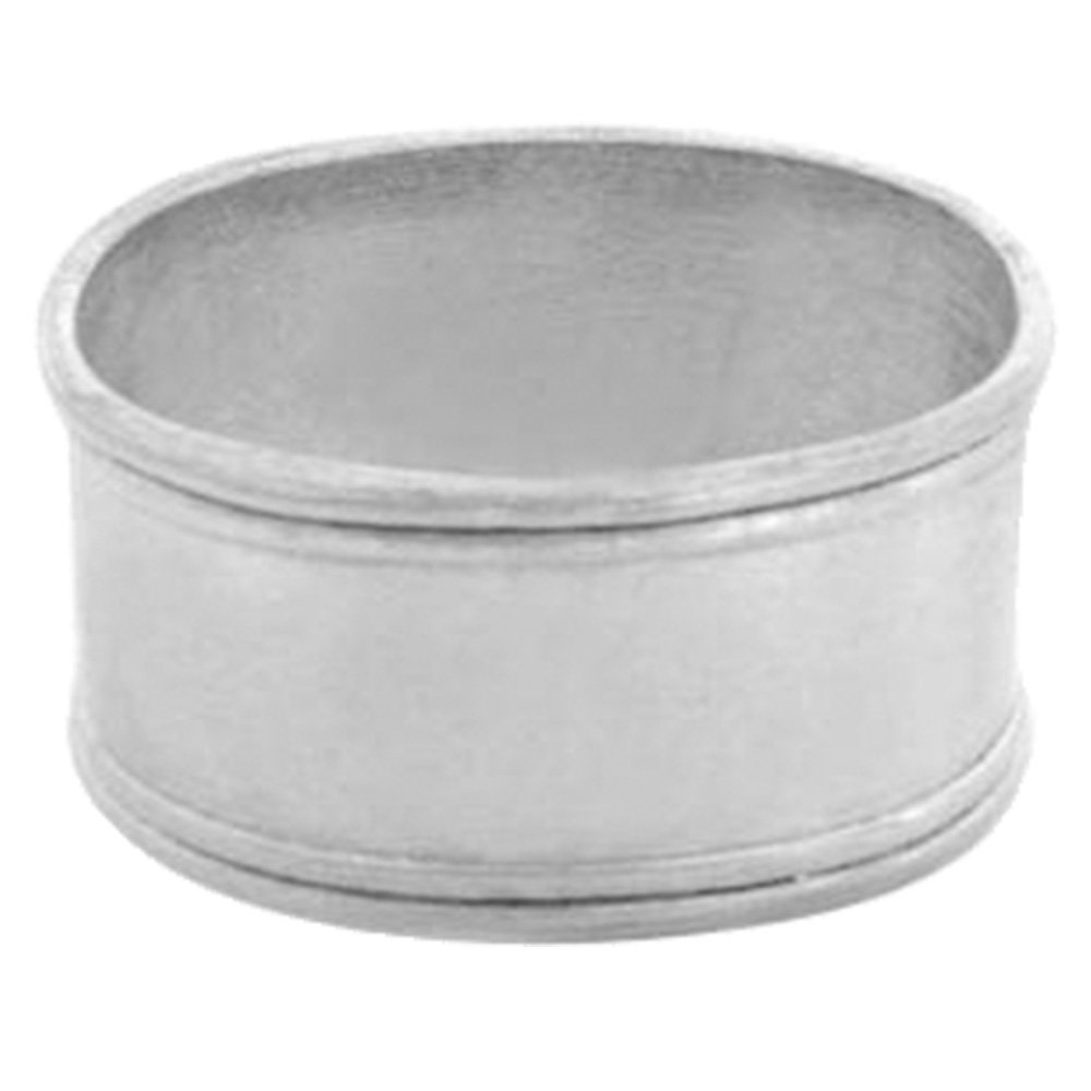Pewter Oval Napkin Ring  (Pack of 4)