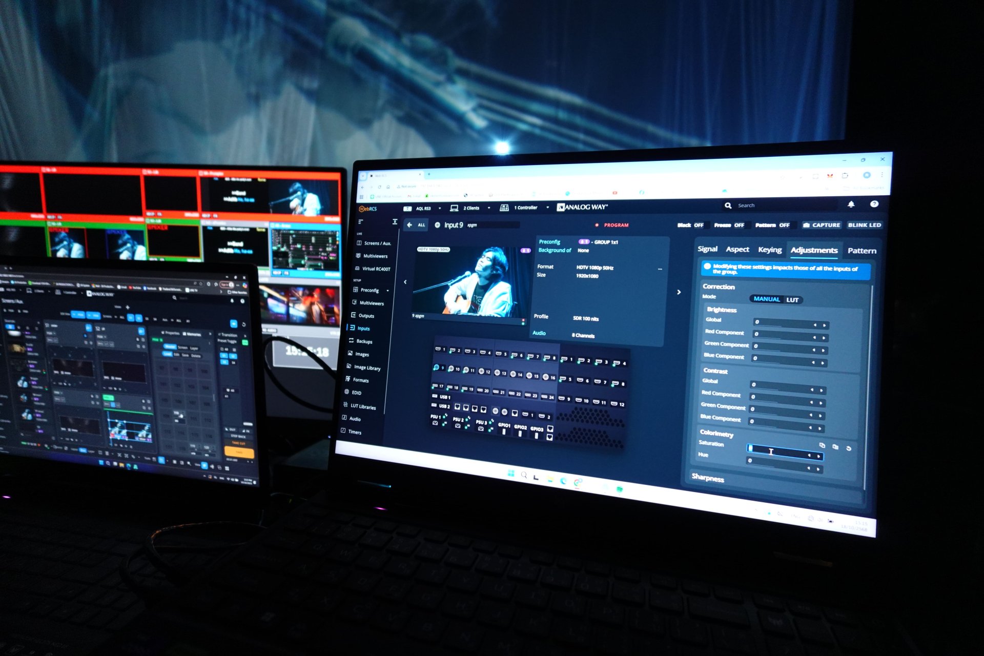 Mapping Rider Concert PUN Bandage - The 1st Concert - Full LED Mapping & Multi-Screen Control