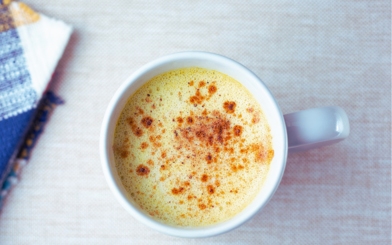 Recipe: Coconut Milk Powder Golden Turmeric Latte