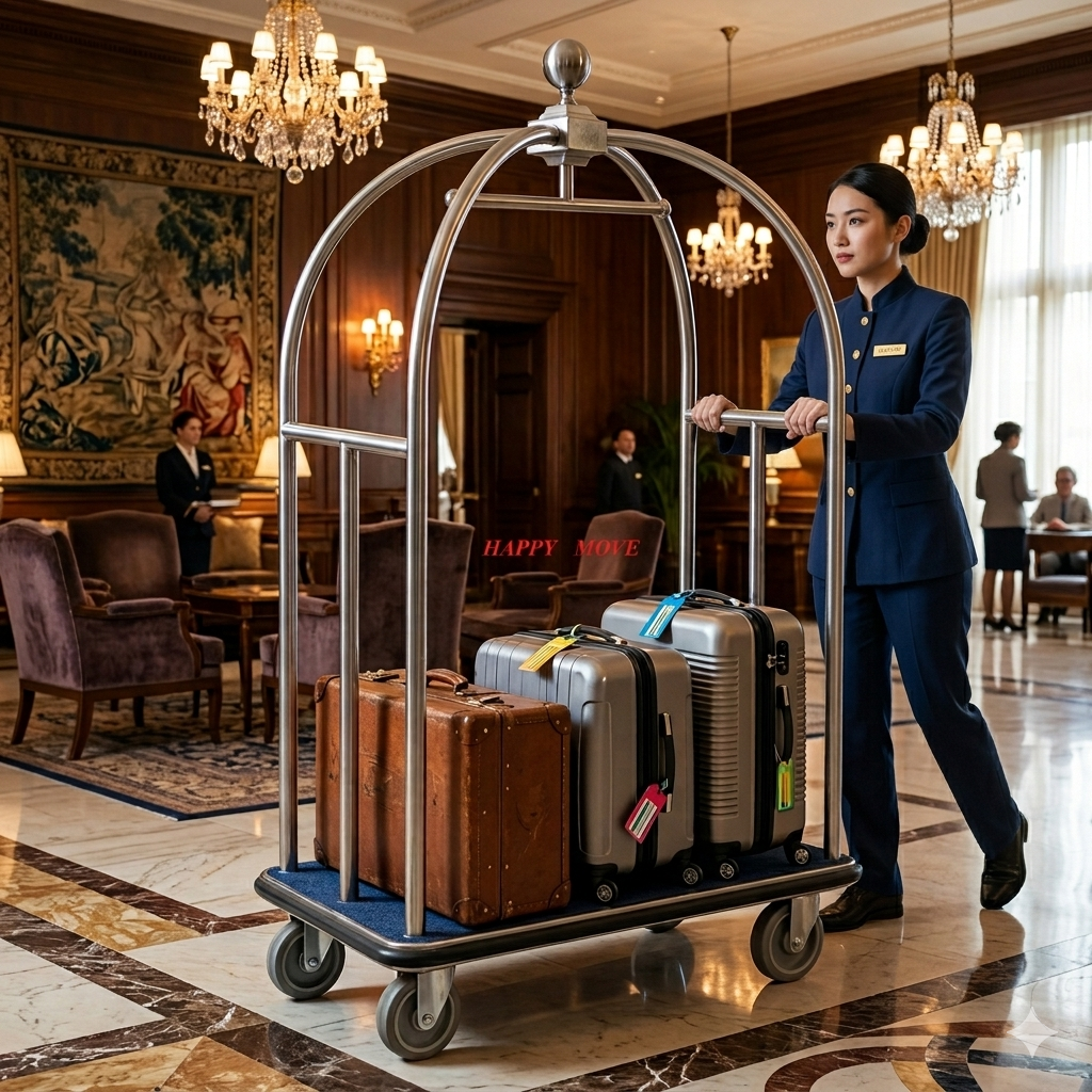 รถเข็นกระเป๋าโรงแรม: ทำไมถึงสำคัญกับภาพลักษณ์ 5 ดาว
