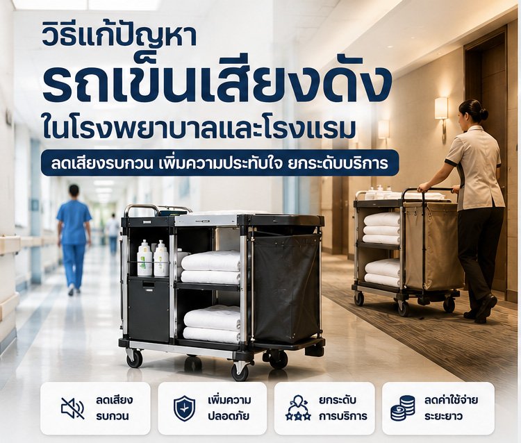 แก้ปัญหารถเข็นเสียงดัง